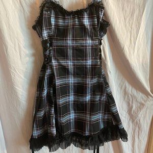 DollsKill Plaid Corset Dress